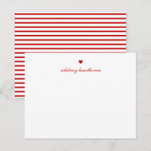 Script Elegante Personalizado Coração Vermelho