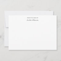 Script manuscrito simples da mesa de nome personal