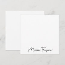 Script minimalista moderno personalizado