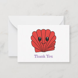 Cartão De Notas Seashell