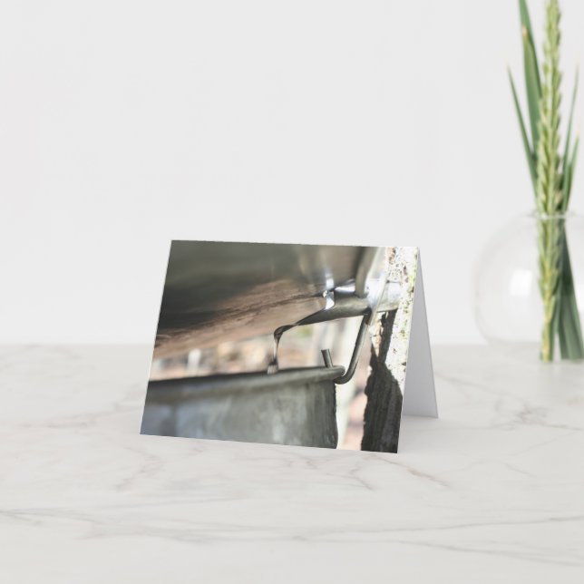 Cartão De Notas Seiva de Xarope de Bordo Personalizada (Frente)
