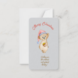 Cartão De Notas Sem Pequim Até O Presente De Ovelha De Natal