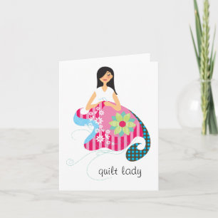 Cartão De Notas Senhora Personalized Notecards da edredão
