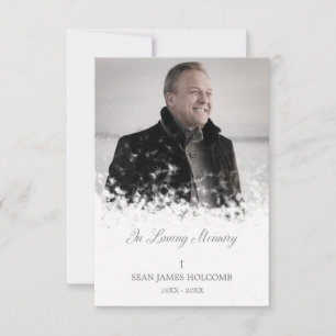 Cartão De Notas Serviço de Memória de Fotos Minimalista Caros