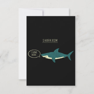 Cartão De Notas Sharkasm Classic