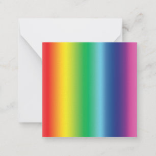 Cartão De Notas símbolo do orgulho arco-íris cores lgbt