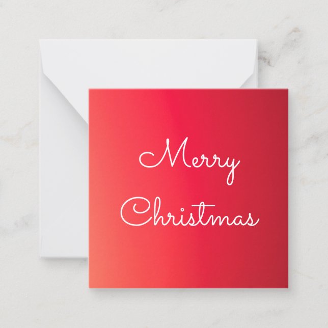 Cartão De Notas Simples Diz Que É Melhor (Frente)