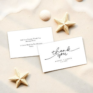 Cartão De Notas Simples Orçamento de Casamento para Caligrafia Mod