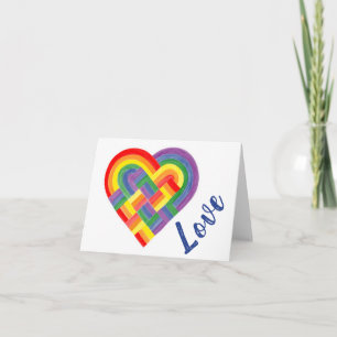 Cartão De Notas Sinalizador do Oração LGBTQ+ Arco-Íris
