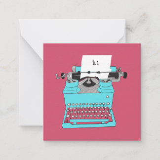 Cartão De Notas Só uma pequena nota para dizer, Olá