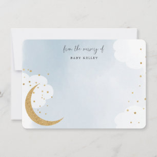 Cartão De Notas Sobre a Lua, do Enfermeiro de Blue Flat