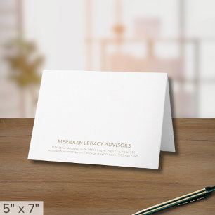 Cartão De Notas Sombreado Minimalista Simples