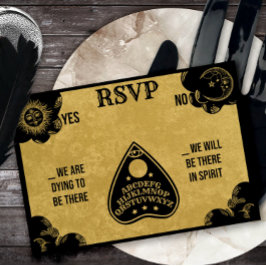 Cartão De Notas Spirit Conselho Gothic, Fall & Halloween RSVP