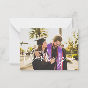 Cartão De Notas Sua Graduação De Fotos Muito Obrigado - Quadro