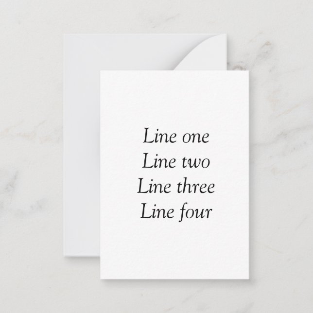 Cartão De Notas Sua mensagem aqui adiciona nome de texto monograma (Frente)