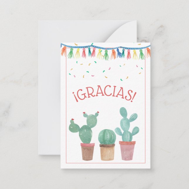Cartão De Notas Sudoeste Gracias Obrigado (Frente)