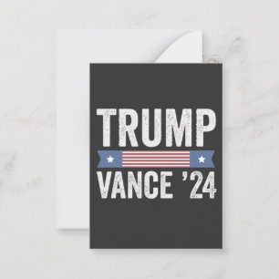 Cartão De Notas Suéter de Natal Feio Eleição Trump Vance