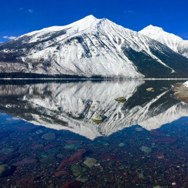 Cartão De Notas Sunset sobre Montana (Spring in Glacier National Park)