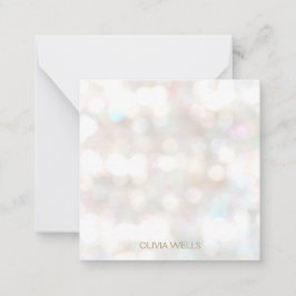 Cartão De Notas Sutil Bokeh
