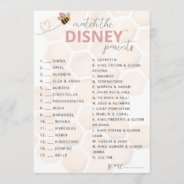 Cartão De Notas Sweet Little Honey Baby Shower Disney Parent Game