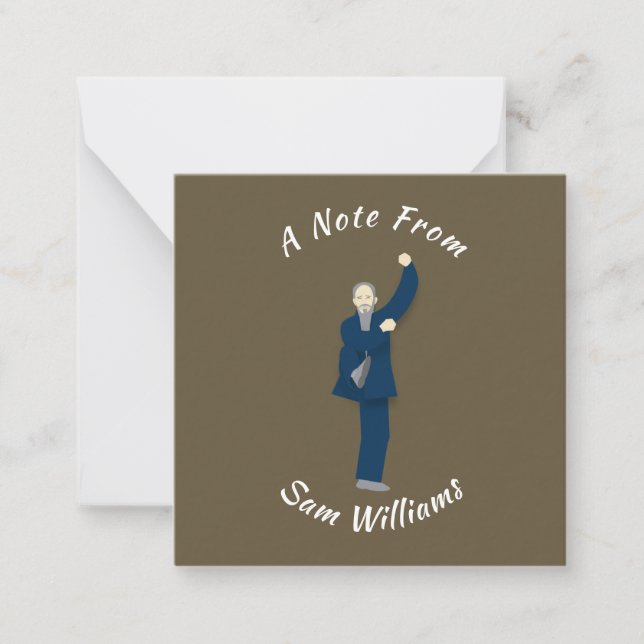 Cartão De Notas Tai Chi (Frente)