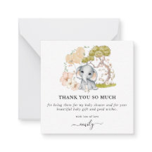 TAMANHO MÍNIMO | Chá de fraldas De Elefante Bonito