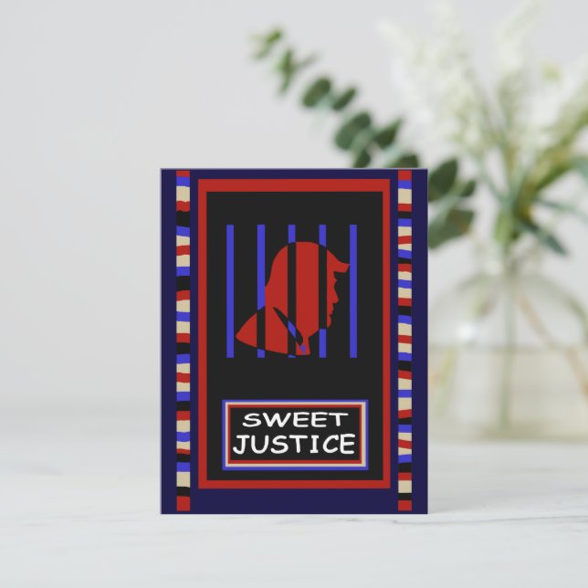 Cartão De Notas Tarot Card - Justiça doce (Em pé/Frente)