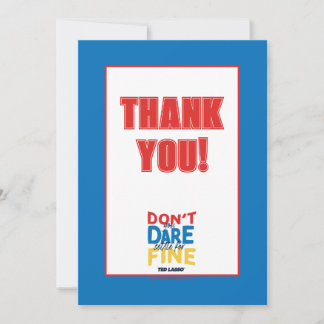 Cartão De Notas Ted Lasso | Não se atreve a arrumar tudo bem