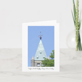 Cartão De Notas Telhado Taylor Hall, Universidade Bryn Mawr