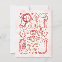 Cartão De Notas Texas Cowboy Pack