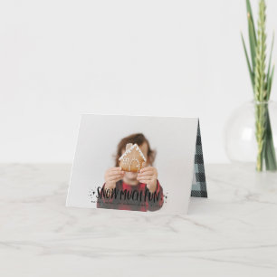 Cartão De Notas Texto do roteiro de fotos e família tartã muito 