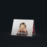 Cartão De Notas Texto do roteiro de fotos e família tartã muito di<br><div class="desc">Texto do roteiro de fotos e cartão de feriado da família tartan. A cor de dentro tartan pode ser alterada para se adequar ao seu estilo. Parte de uma coleção.</div>