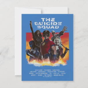 Cartão De Notas The Suicide Squad Retro-Style Movie Poster