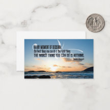 Theodore Roosevelt, citação inspiracional "Decisão