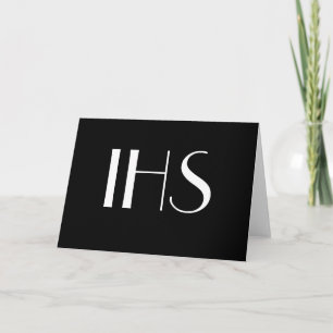 Cartão De Notas Three Letter Monograms Customizable