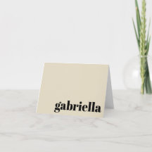 Tipografia em negros e beges Nome monograma