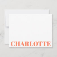 Tipografia Negrita Personalizada Nome Laranja