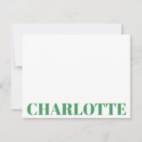 Tipografia Negrito Personalizada Nome Verde Kelly