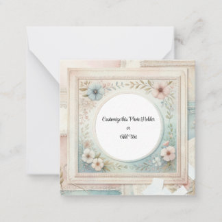 Cartão De Notas Titular de Imagem Personalizado