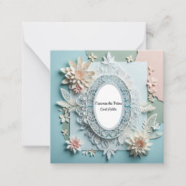 Cartão De Notas Titular de Imagem Personalizado