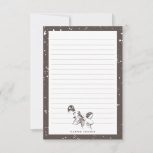 Cartão De Notas Todo Esse Jazz Jazz Themed Papel de carta