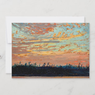 Cartão De Notas Tom Thomson - Sunset Sky