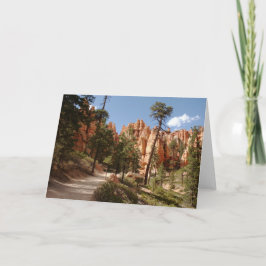 Cartão De Notas Trilha do Parque Nacional do Bryce Canyon