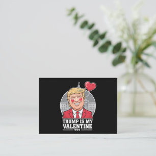 Cartão De Notas Trump é Meu Namorado Dia dos Namorados Retro
