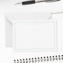 Turquesa Minimalista Elegante - Duas Fronteiras