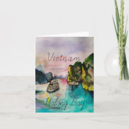 Cartão De Notas Um belo pôr do sol em Hao Bay Vietnam Case-Mate