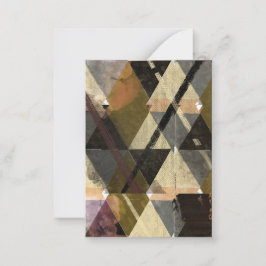 Cartão De Notas Um design abstrato moderno