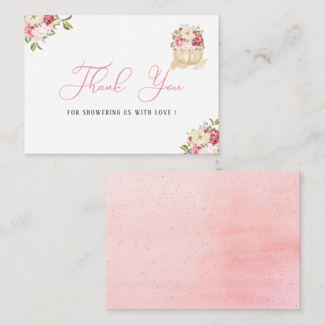 Cartão De Notas Um doce abóbora, obrigado. (Frente/Verso)