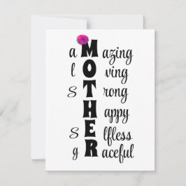 Cartão De Notas Uma Bela Homenagem ao Amor e à Força da Mamãe