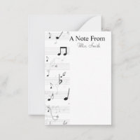 Uma Nota Do Músico Whimsical Note Musical